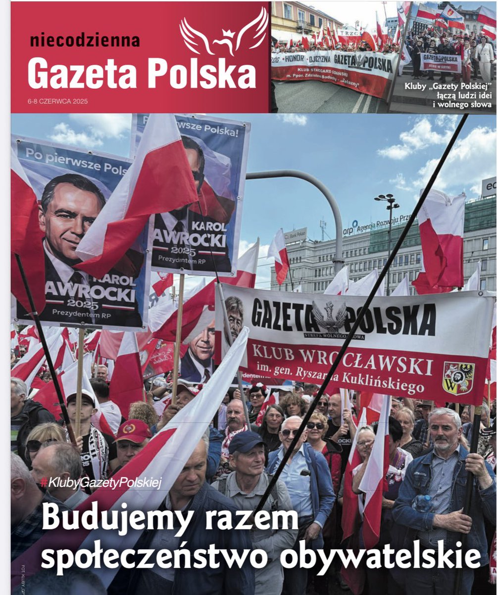 GPCodziennie's tweet photo. Polecamy weekendowe wydanie #GPC wraz z dodatkiem #NiecodziennaGazetaPolska oraz programem telewizyjnym na cały tydzień.
Więcej na https://t.co/1HYRtWiDJA oraz w e-prenumeracie na https://t.co/5oUNtNfQBb
#gazetapolska #prasa #media #swsmedia https://t.co/nj5onRDwVb