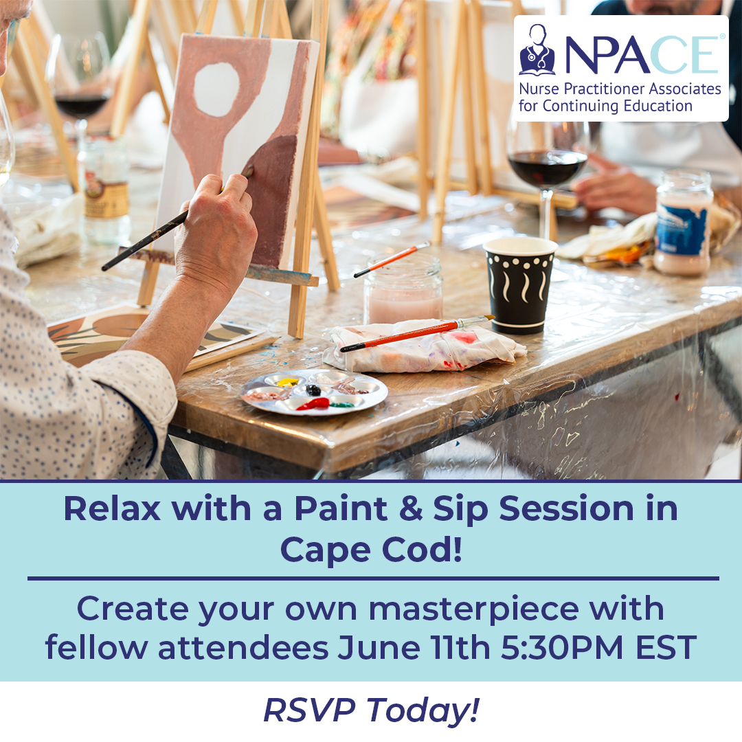 Join NPACE in Cape Cod for CE &amp; Fun Activities!
Join Julie from Life Expressions for a fun evening of creating your own masterpiece of a sign with fellow event attendees on June 11th 5:30 PM. These signs are super easy to create and a lot of fun. RSVP ---&gt;
hubs.li/Q03qRhGT0