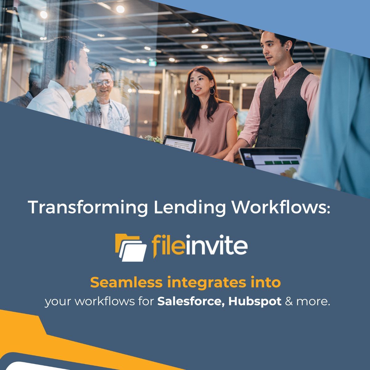 Speed up your #lending #cycle with our #automated doc-processing platform. 

It plugs into your core systems to capture, validate &amp; route every borrower file – no manual steps. 

Enjoy 60% #faster #approvals, fewer errors &amp; more focus on #growth. 

👉 hubs.ly/Q03qPc640
