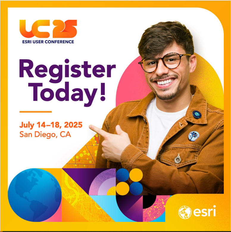ArcGISHub's tweet photo. Can’t wait to see you at #EsriUC2025! Make sure to register for our Community Engagement SIG: Using Hubs for Deeper Collaboration. Learn how organizations across industries use ArcGIS to collaborate and engage both internally and externally. 

Register: https://t.co/HSoQYho5JP https://t.co/NccOW5f8Dv