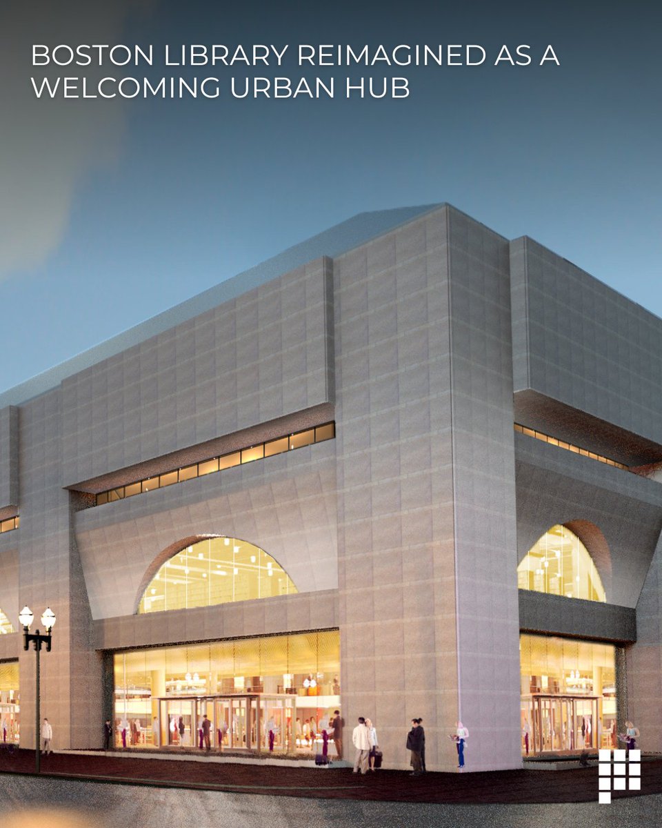 burkecox's tweet photo. Boston Public Library Renovation: From Inward-Facing Brutalism to a Community Beacon

The Boston Public Library’s 156,000 sq ft renovation transforms a once-isolated brutalist wing into a light-filled, community-centered space that connects with the street and the surrounding city.

Designed by William Rawn Associates, the project honors the building’s architectural roots while embracing 21st-century values of openness, inclusivity, and civic life.

This transformation is another win for New Urbanism, prioritizing people, place, and public space and continues to inspire PPT’s vision for designing environments that foster connection, vibrancy, and accessibility.

🔗 https://t.co/bQNqV61gmG
.
.
.
#premiumpropertytrust #birminghamalabama #bhamal #realestateinvesting #realestate #architecture #pptreit #realestateinvestment #realestateinvestmenttrust #buildinggenerationalwealth #mixedused #newurbanism #generationalwealth #investing #reit #ppt #verticalintegration #premiumbydesign