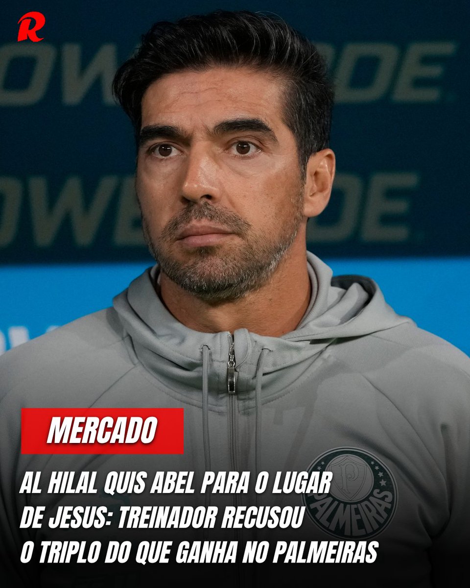 💰 Técnico português, que tem contrato até dezembro, mantém-se fiel ao Verdão

👉 Sabe tudo aqui: record.pt/internacional/…