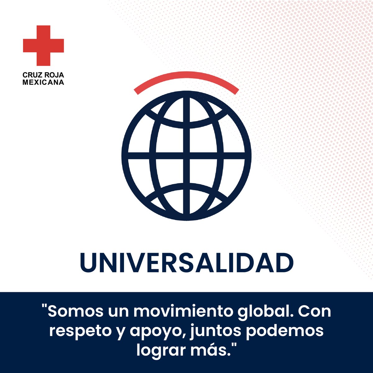 🌍 UNIVERSALIDAD

En cada rincón del mundo, la #CruzRoja trabaja con un mismo objetivo: ayudar a quien lo necesite, sin fronteras.

#CruzRojaMexicana #RedHumanitaria #PrincipiosFundamentales