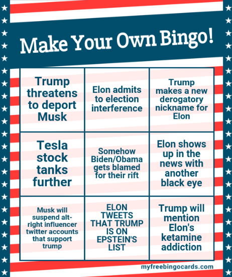 SouthpauzArt's tweet photo. Let's see if I get a BINGO by the end of the night https://t.co/7fazw7Izz0