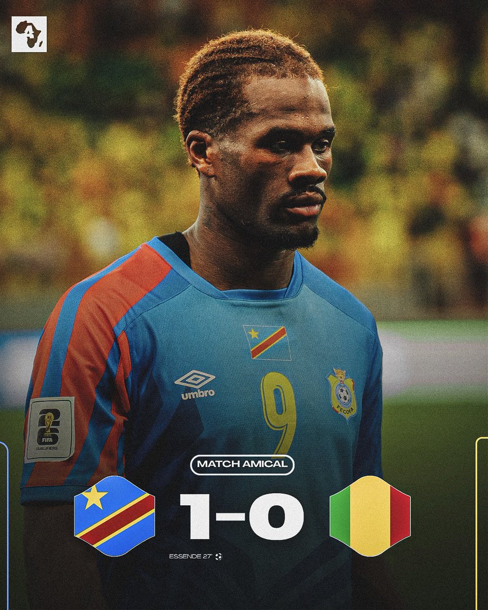 🚨 𝗩𝗜𝗖𝗧𝗢𝗜𝗥𝗘 de la RD Congo 🇨🇩 face au Mali 🇲🇱 (1-0) ! 🌍🔥