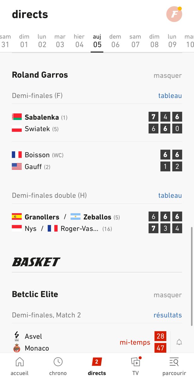 Antoine Barège (@antoinebarege) on Twitter photo Personne ne parle de la qualif de Loïs Boisson en finale de <a href="/rolandgarros/">Roland-Garros</a>
C’est mes yeux ou quoi? Personne ne parle de la qualif de Loïs Boisson en finale de <a href="/rolandgarros/">Roland-Garros</a>
C’est mes yeux ou quoi?