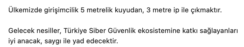 dilemmasec's tweet image. Adam 10 yıl önce bir şey dedi, şimdi siber güvenlik babası rolü oynuyor. Classic narcissistic finale...