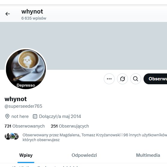 Moi drodzy, zwracajcie uwagę kogo obserwujecie. To jest hejter. Spójrzcie na jego odpowiedzi, a nie na RT.