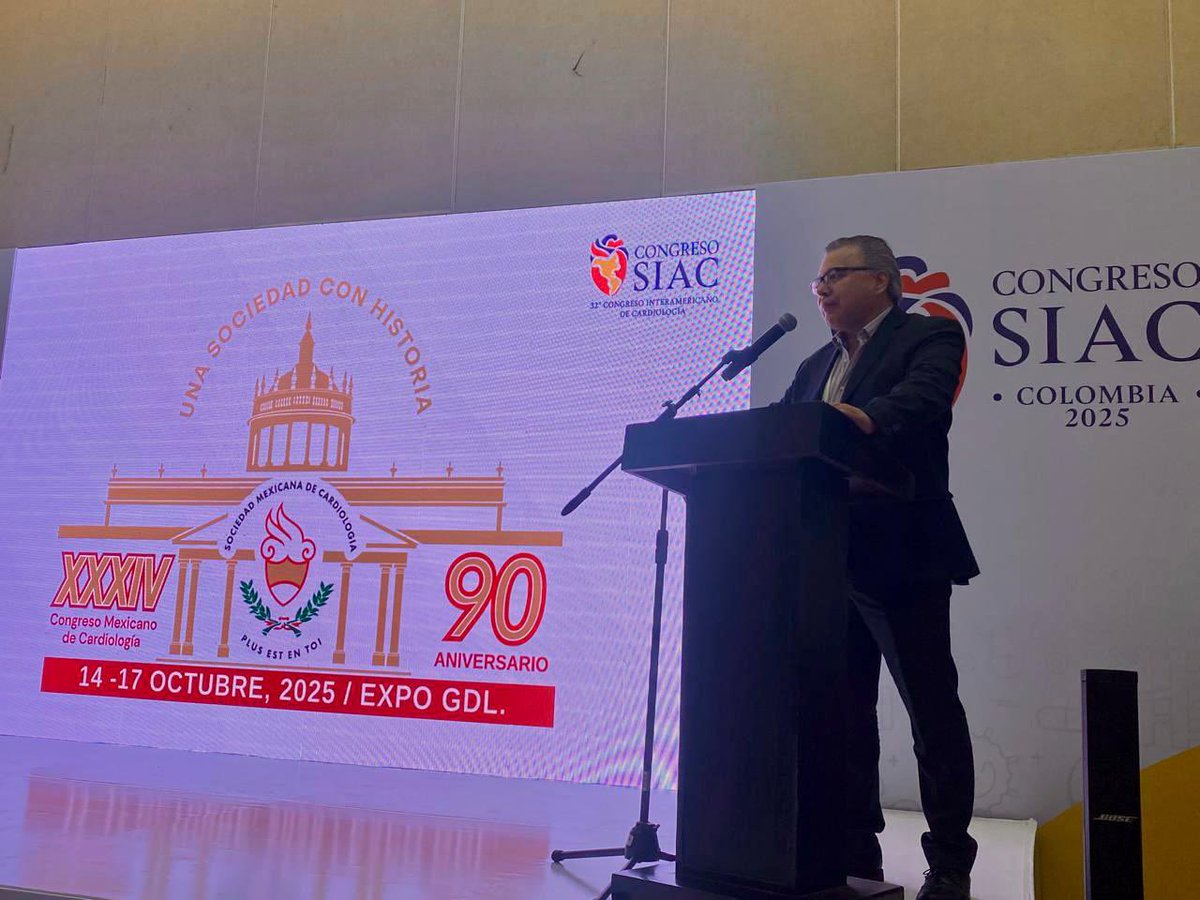 Sociedad Mexicana de Cardiología (@smexcardiologia) on Twitter photo La Sociedad Mexicana de Cardiología presente en el 32° Congreso Interamericano de Cardiología en Cartagena, Colombia
Nos representan la Dra. Alexandra Arias Mendoza <a href="/alexariasmx20/">Alexandra Arias</a> , vicepresidenta, y el Dr. Mauricio López Meneses, secretario, participando activamente en La Sociedad Mexicana de Cardiología presente en el 32° Congreso Interamericano de Cardiología en Cartagena, Colombia
Nos representan la Dra. Alexandra Arias Mendoza <a href="/alexariasmx20/">Alexandra Arias</a> , vicepresidenta, y el Dr. Mauricio López Meneses, secretario, participando activamente en