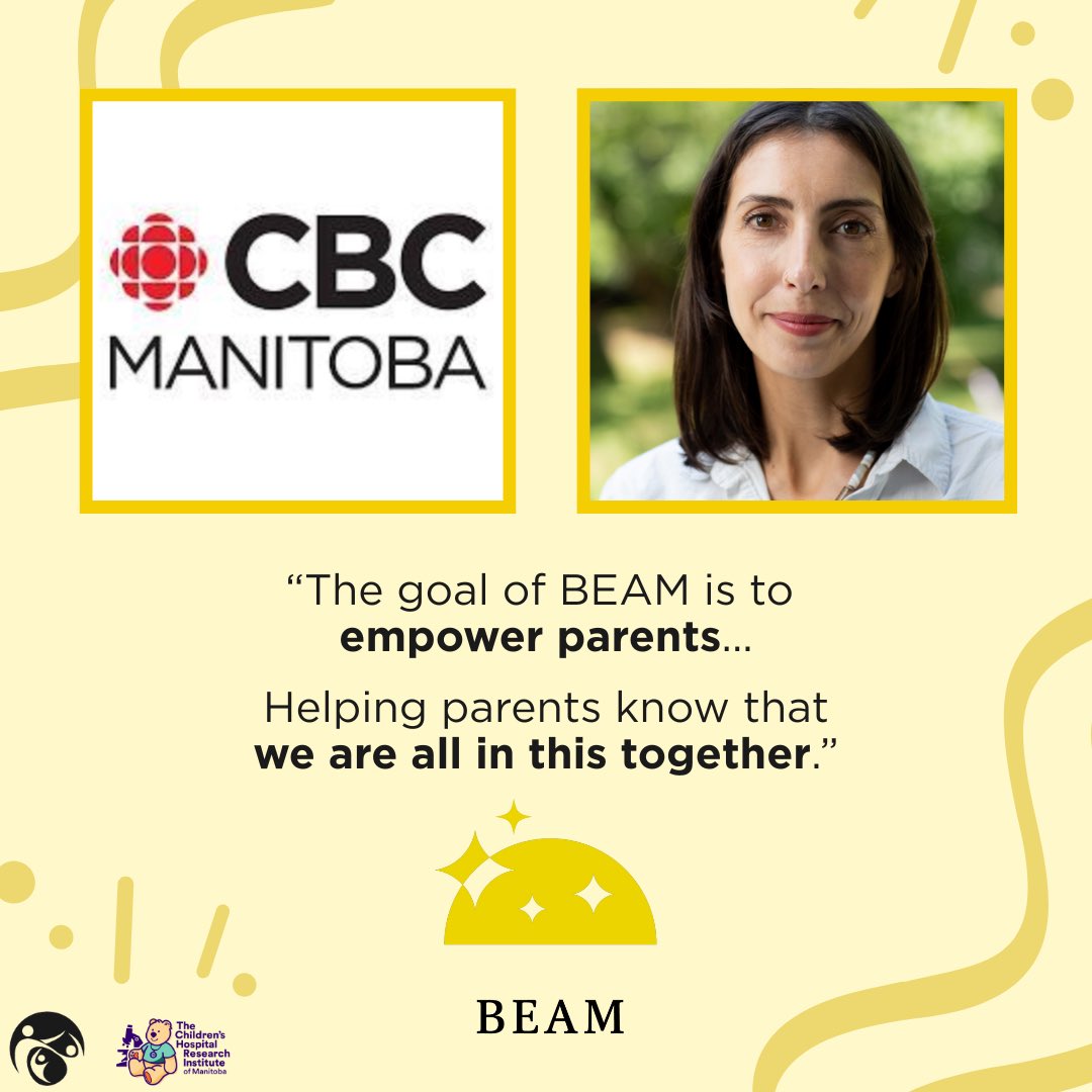PRIME (@prime_theme) on Twitter photo On May 25th, clinical psychologist <a href="/_LaRoos/">Dr. Leslie E. Roos, C.Psych</a> chatted with CBC Radio MB about the BEAM Program! ๐ป โจ
๐Listen to the interview here: cbc.ca/listen/live-raโฆ๐
To find out more about BEAM, visit thebeamprogram.com or email beam.research@umanitoba.ca with any questions! ๐ ๐ง On May 25th, clinical psychologist <a href="/_LaRoos/">Dr. Leslie E. Roos, C.Psych</a> chatted with CBC Radio MB about the BEAM Program! ๐ป โจ
๐Listen to the interview here: cbc.ca/listen/live-raโฆ๐
To find out more about BEAM, visit thebeamprogram.com or email beam.research@umanitoba.ca with any questions! ๐ ๐ง