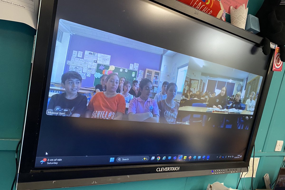 Stewart Cook 🌍 (@cookie866) on Twitter photo Year 6 had a brilliant video call with our partner school in Lebanon today! 🇱🇧 The children exchanged questions, learned a little Arabic, and shared smiles as they said goodbye for the end of the year. A fantastic cultural exchange! 🌍👋 #GlobalLearning <a href="/Schools_British/">British Council Schools</a> Year 6 had a brilliant video call with our partner school in Lebanon today! 🇱🇧 The children exchanged questions, learned a little Arabic, and shared smiles as they said goodbye for the end of the year. A fantastic cultural exchange! 🌍👋 #GlobalLearning <a href="/Schools_British/">British Council Schools</a>