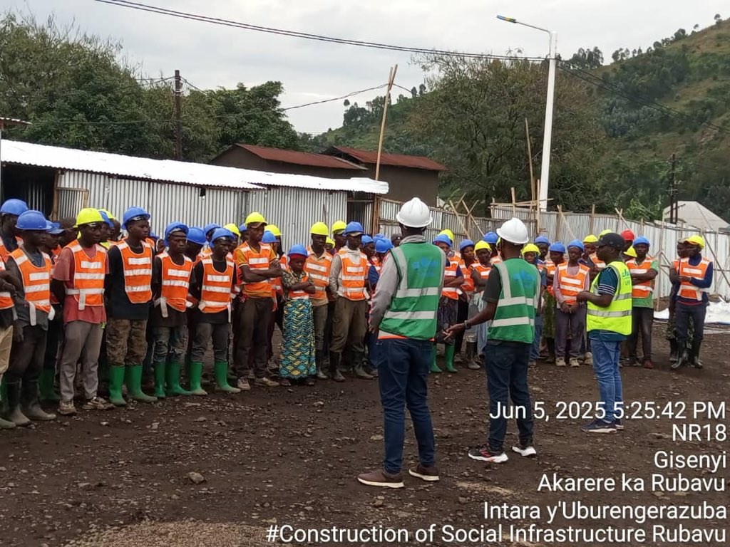 UMURENGE WA RUBAVU (@rubavusector) on Twitter photo Njye nawe mu Mujishi w’Iterambere iwacu” ,
Uyumunsi hakozwe ubukangurambaga kuri gahunda ya EJO HEZA,
Abakora mu mushinga wo kubaka ikigo cy’urubyiruko bishimiye ikiganiro byahawe….
Imihigo irakomeje <a href="/RwandaLocalGov/">Ministry of Local Government | Rwanda</a> <a href="/RwandaWest/">Western Province I Rwanda</a> <a href="/RubavuDistrict/">Rubavu District</a> <a href="/harblaise/">HARERIMANA E. Blaise</a> <a href="/promulindwa/">MULINDWA Prosper</a> <a href="/Deonzabo2/">Deonzabo</a> Njye nawe mu Mujishi w’Iterambere iwacu” ,
Uyumunsi hakozwe ubukangurambaga kuri gahunda ya EJO HEZA,
Abakora mu mushinga wo kubaka ikigo cy’urubyiruko bishimiye ikiganiro byahawe….
Imihigo irakomeje <a href="/RwandaLocalGov/">Ministry of Local Government | Rwanda</a> <a href="/RwandaWest/">Western Province I Rwanda</a> <a href="/RubavuDistrict/">Rubavu District</a> <a href="/harblaise/">HARERIMANA E. Blaise</a> <a href="/promulindwa/">MULINDWA Prosper</a> <a href="/Deonzabo2/">Deonzabo</a>