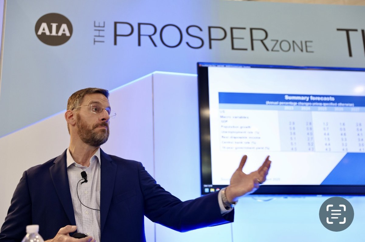 Michael Guckes broke down the future of construction economics this morning at #AIA25. Missed it?

Get more insights, forecasts, and trends from our Chief Economist here: 📊 constructconnect.pulse.ly/u52trqegse

#ConstructionStartsHere #ConstructionEconomy #EconomicResources