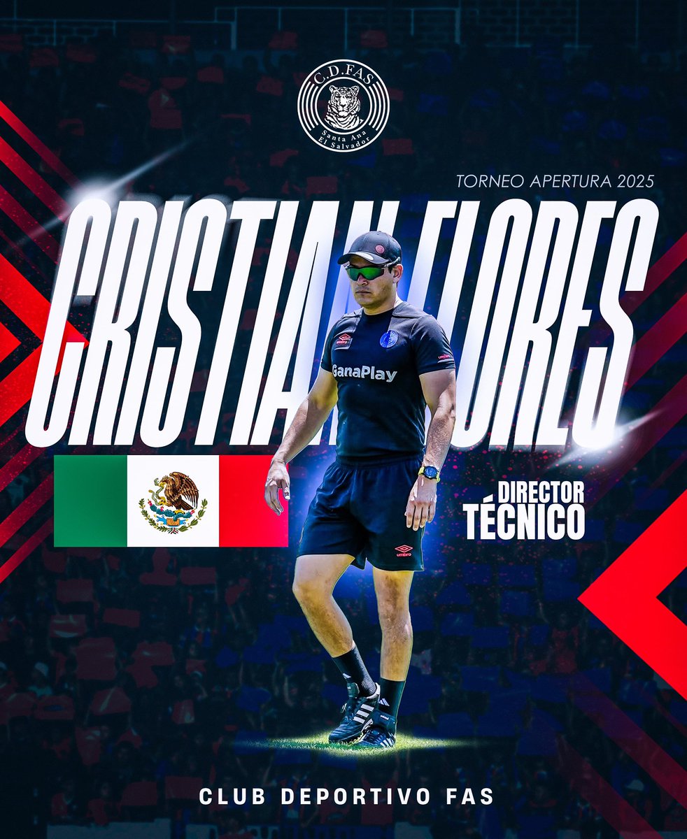 FAS nombra como director técnico a Cristian Flores.