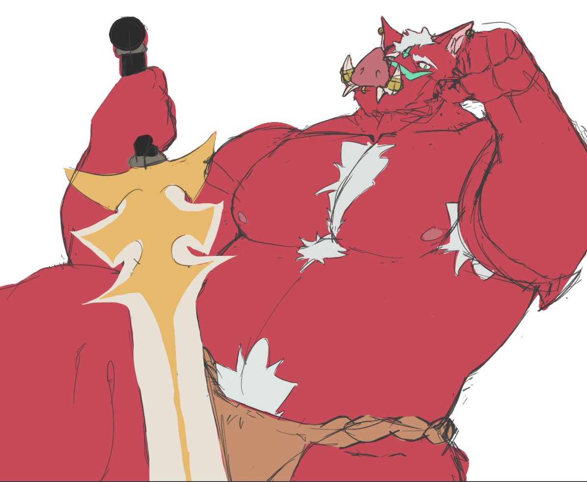 Ivan with flat colors 🐗✨