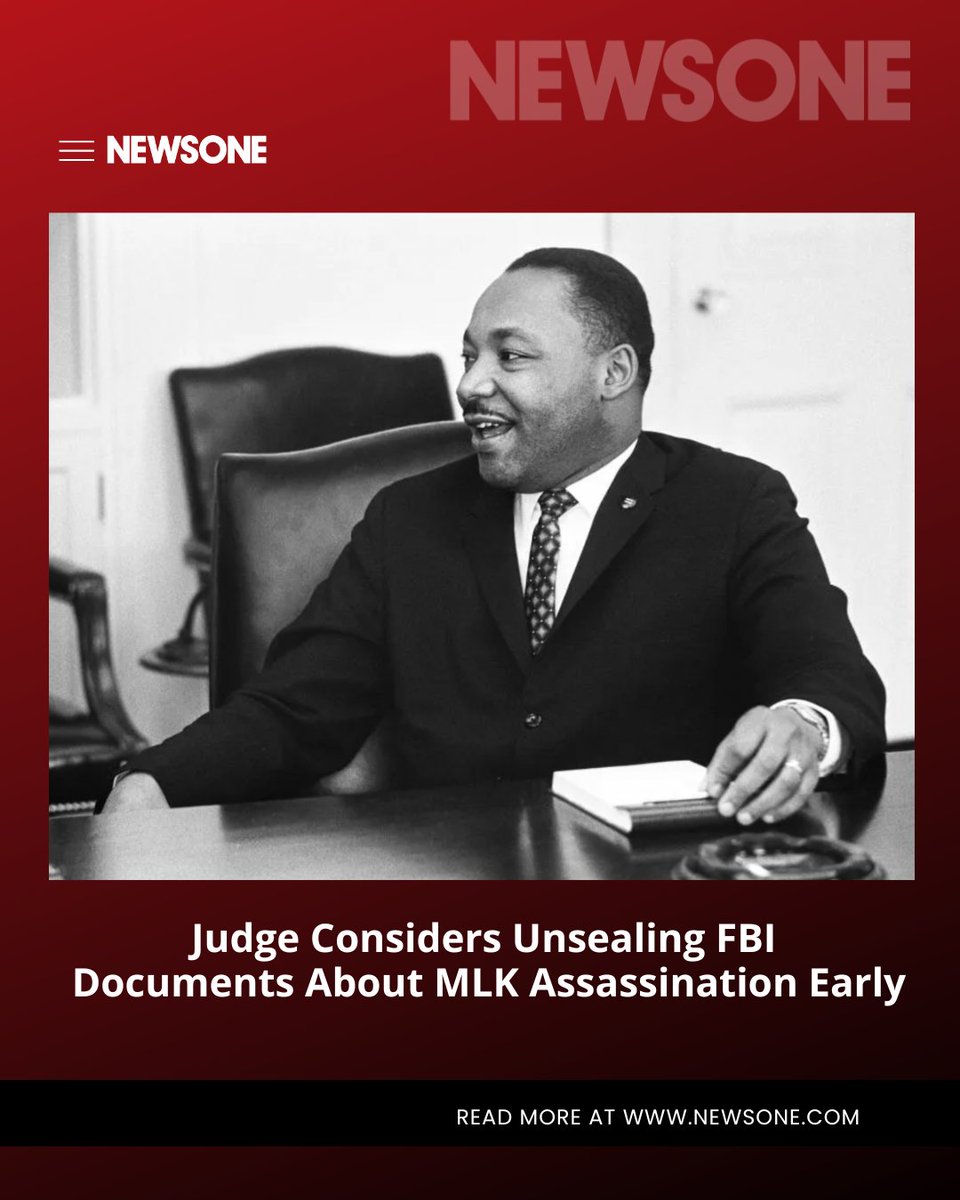 Earlier this year, President Trump signed an executive order to unseal documents related to the assassination of Dr. Martin Luther King Jr. before their original court-appointed release date. Amidst pushback from the King family, a federal judge has stated he’s open to granting