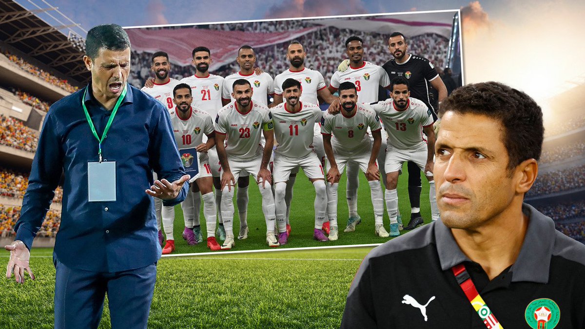 جمال السلامي يقود النشامى إلى كأس العالم 👏
بعد العمل الذي قام به عموتة ووصوله الى نهائي كأس آسيا، جاء الدور على السلامي لإكمال المهمة و التأهل إلى مونديال 2026 
برافو للإطار المغربي و ألف مبروك للمنتخب الاردني الشقيق 👏