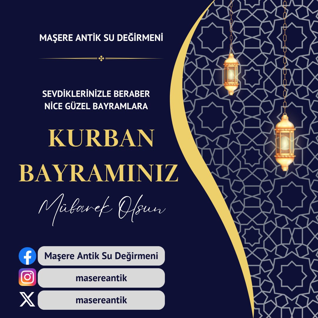 masereantik's tweet photo. Kurban Bayramınız Mübarek Olsun.

Sevdiklerinizle beraber nice güzel bayramlara.

#kurban #bayram #kurbanbayramınızmübarekolsun #kurbanbayrami https://t.co/mxcYjCRQGd