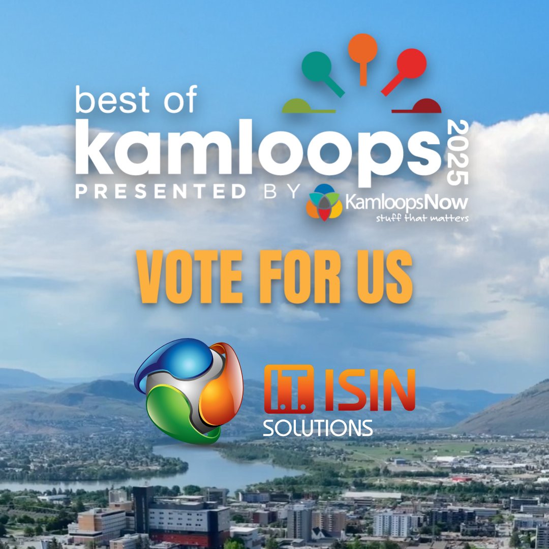 itisinsolutions's tweet photo. 🚨 Voting is open for Best of Kamloops 2025! 🚨

We’re up for 5️⃣ tech categories + our amazing president @alpisin is nominated for Local Entrepreneur Over 40! 🏆
If you know Alp, you know he deserves it. 🙌

🗳 Vote before June 10: https://t.co/7KFQuHZkBX

#BestOfKamloops https://t.co/3Qc68q2QOO