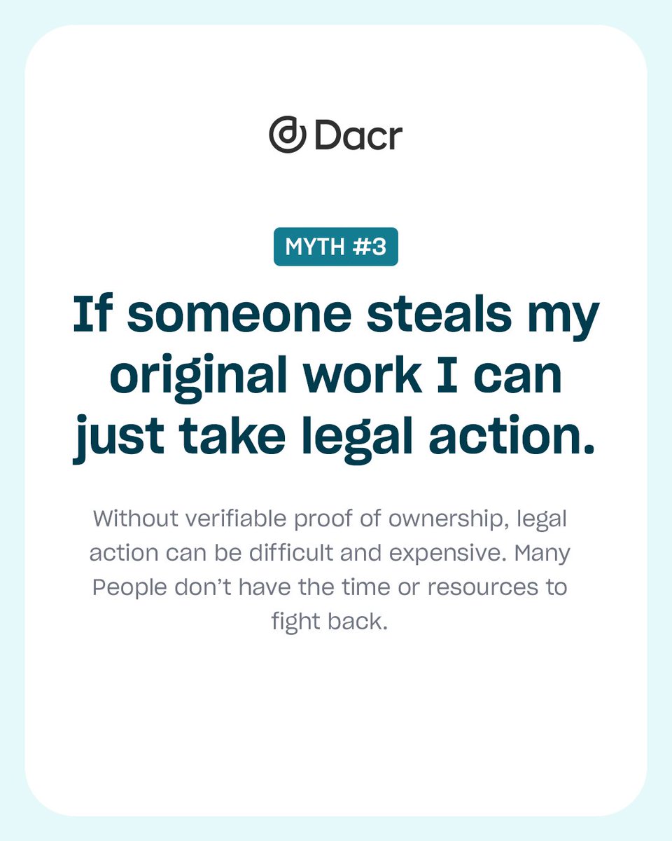 Think your work is automatically protected just because you posted it? Think again.

We are breaking down the most common copyright myths and explaining why relying on assumptions leaves your original work and intellectual property vulnerable to theft, artificial intelligence
