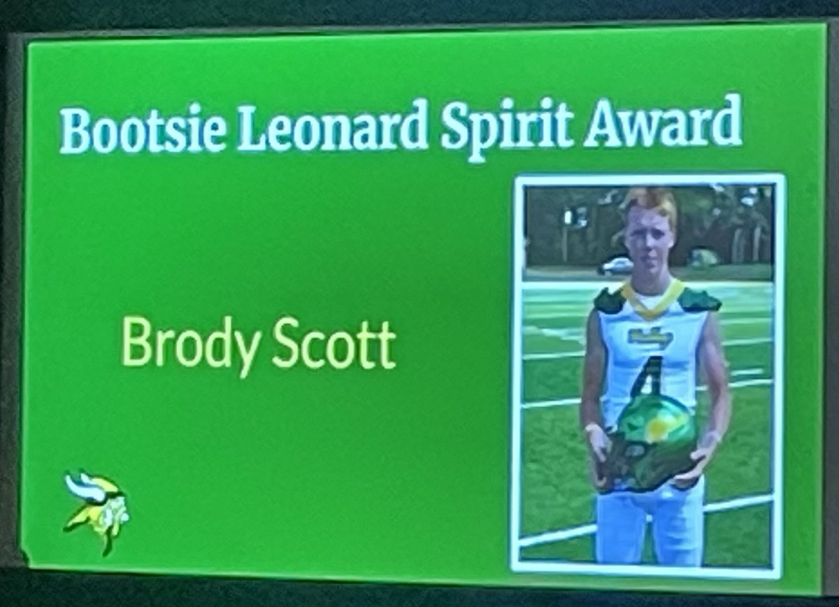 Congrats to Chase Loftis_ and Brody Scott for receiving their respected Loudoun Valley Athletics Awards today.  
-
Viking Award: Chase Loftis
Bootsie Leonard Award: Brody Scott

Both players epitomize what it means to be a Loudoun Valley student-athlete. Chase &amp; Brody represented