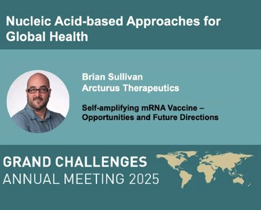 ArcturusRx's tweet image. Brian Sullivan, Director of Vaccines and Immunology, at @ArcturusRx, presented on Self-amplifying mRNA Vaccines—Opportunities and Future Directions, at the 𝗚𝗿𝗮𝗻𝗱 𝗖𝗵𝗮𝗹𝗹𝗲𝗻𝗴𝗲𝘀 𝗔𝗻𝗻𝘂𝗮𝗹 𝗠𝗲𝗲𝘁𝗶𝗻𝗴 𝟮𝟬𝟮𝟱.

#saRNA #samRNA #STARR #Vaccine #mRNA #Arcturus #ARCT