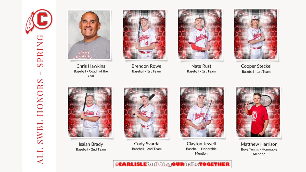CarlisleLocal's tweet image. Congratulations to our Spring SWBL Athletes!
#CARLISLEbuildingOURtribeTOGETHER