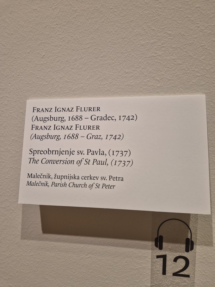 peter_sv's tweet image. Dve umetnini iz Malečnika na razstavi slovenskega baroka v Narodni galeriji
