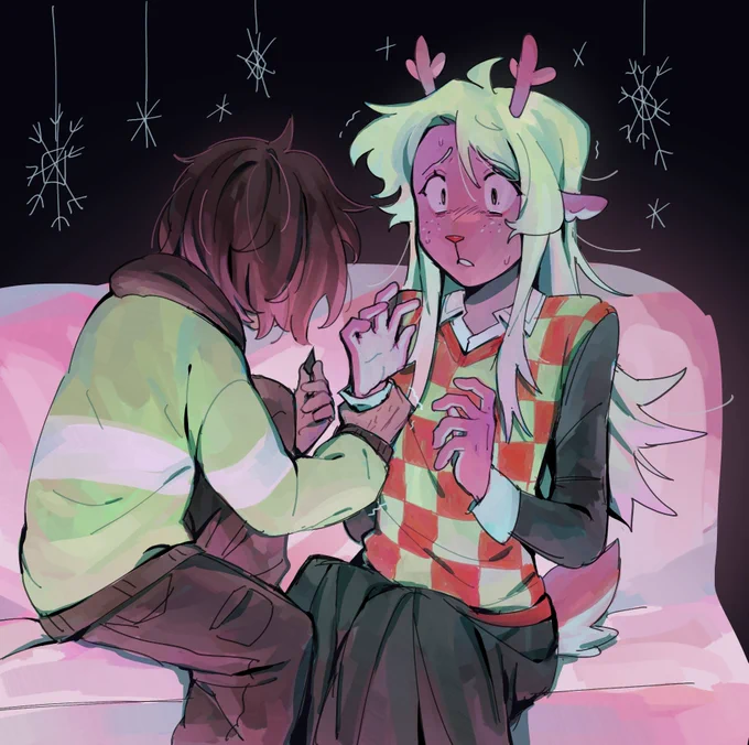 DELTARUNE CHAPTER 4 WEIRD ROUTE SPOILERS yep had to start by drawing the Scene yep