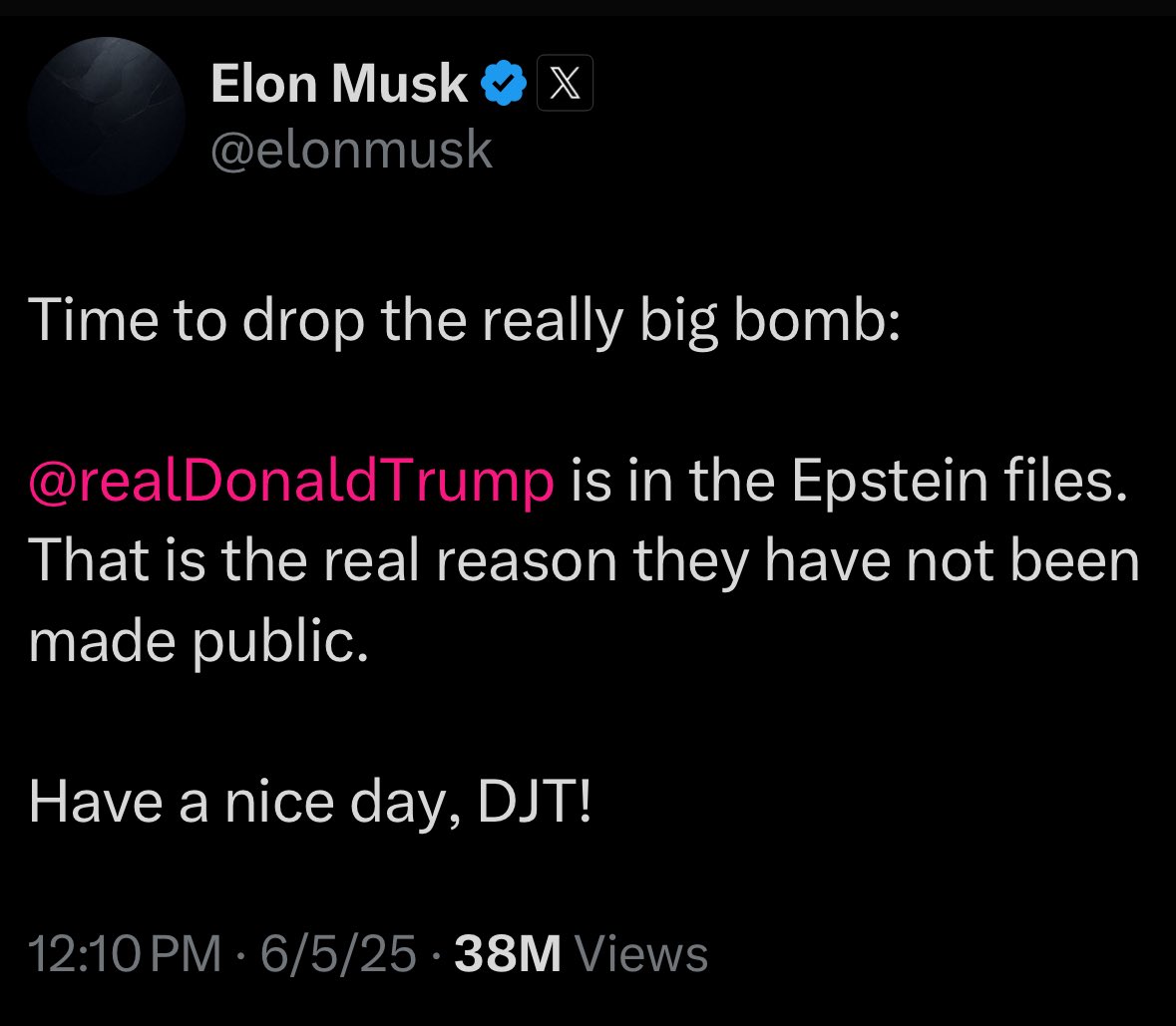 And just like that, 77 million minds exploded from the obvious truth. 💥