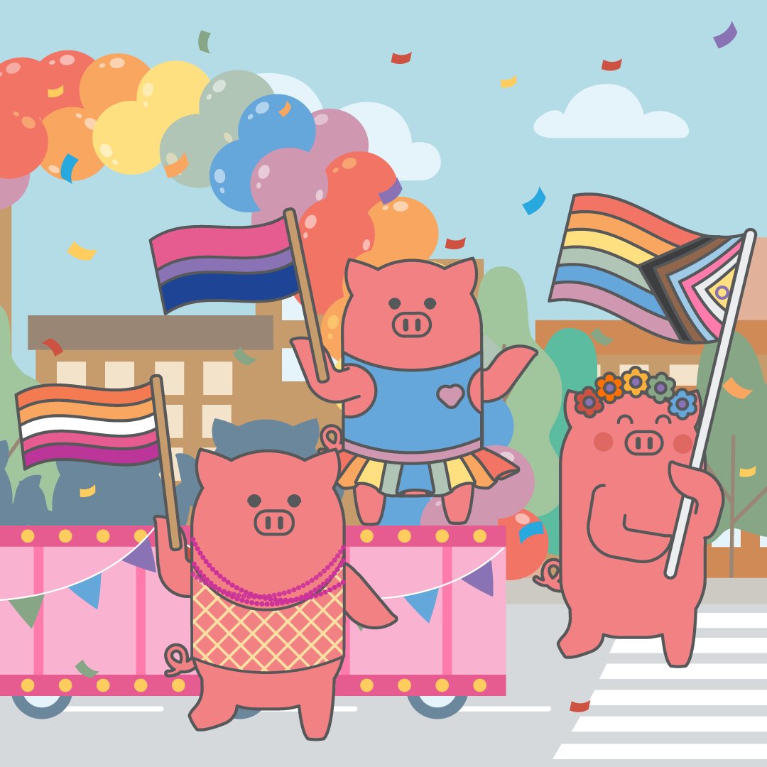This month we’re giving… domain realness. Porkbun is celebrating Pride Month the best way we know how — by dropping some iconic deals on domain extensions like .gay, .lgbt, .love, .pink, and more!

Check them out here: porkbun.com/PrideDeals25

#PorkbunDomains #HappyPride