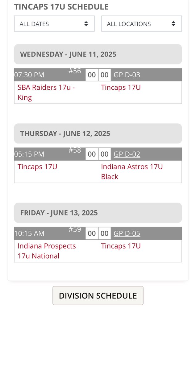 Carter Irons (@cirons27) on Twitter photo First games of season, Indiana June games. June 11-15 Tincaps 17u (C/3b #27)
<a href="/CoachCoyBNCSA/">Coy Barnett</a> <a href="/Tincaps2026/">TinCaps 2026</a> First games of season, Indiana June games. June 11-15 Tincaps 17u (C/3b #27)
<a href="/CoachCoyBNCSA/">Coy Barnett</a> <a href="/Tincaps2026/">TinCaps 2026</a>