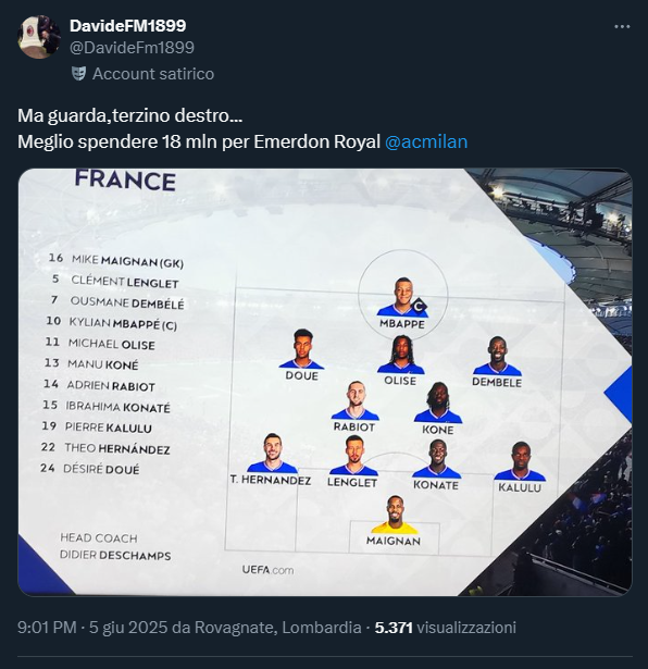 Risultato: 5-1

A CASA MALDINIANO