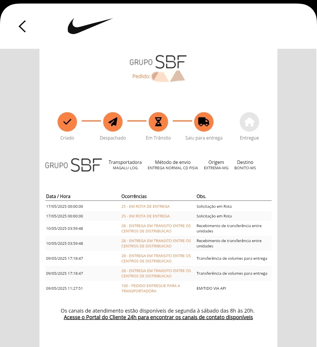 FelipeWillyam4's tweet photo. @nikestore acho que o motorista de vcs se perdeu um pouquinho tá tudo bem aí? https://t.co/n58e8OhZZk