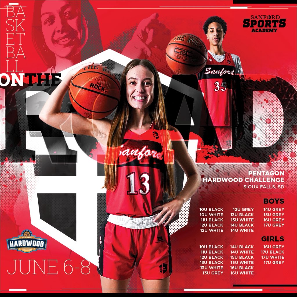 Sanford Sports Academy Basketball Teams (@ssahoopsteams) on Twitter photo ๐ TOURNAMENT TIME โฐโผ๏ธ
We are juiced ๐ for many of our teams, including all of our talented girlโs squads to be playing at โhomeโ this weekend!!
โน๏ธโโ๏ธโน๐ปโโ๏ธ HARDWOOD CHALLENGE ๐๏ธ
๐<a href="/sanford_complex/">Sanford Sports Complex</a>
๐ธ: <a href="/AshlanCC1/">Ashlan Carlow-Blount</a> <a href="/talyavincent1/">Talya Vincent</a> <a href="/NoahRWoods/">Noah Woods</a>
#SanfordSports | #StrongerTogether ๐ TOURNAMENT TIME โฐโผ๏ธ
We are juiced ๐ for many of our teams, including all of our talented girlโs squads to be playing at โhomeโ this weekend!!
โน๏ธโโ๏ธโน๐ปโโ๏ธ HARDWOOD CHALLENGE ๐๏ธ
๐<a href="/sanford_complex/">Sanford Sports Complex</a>
๐ธ: <a href="/AshlanCC1/">Ashlan Carlow-Blount</a> <a href="/talyavincent1/">Talya Vincent</a> <a href="/NoahRWoods/">Noah Woods</a>
#SanfordSports | #StrongerTogether