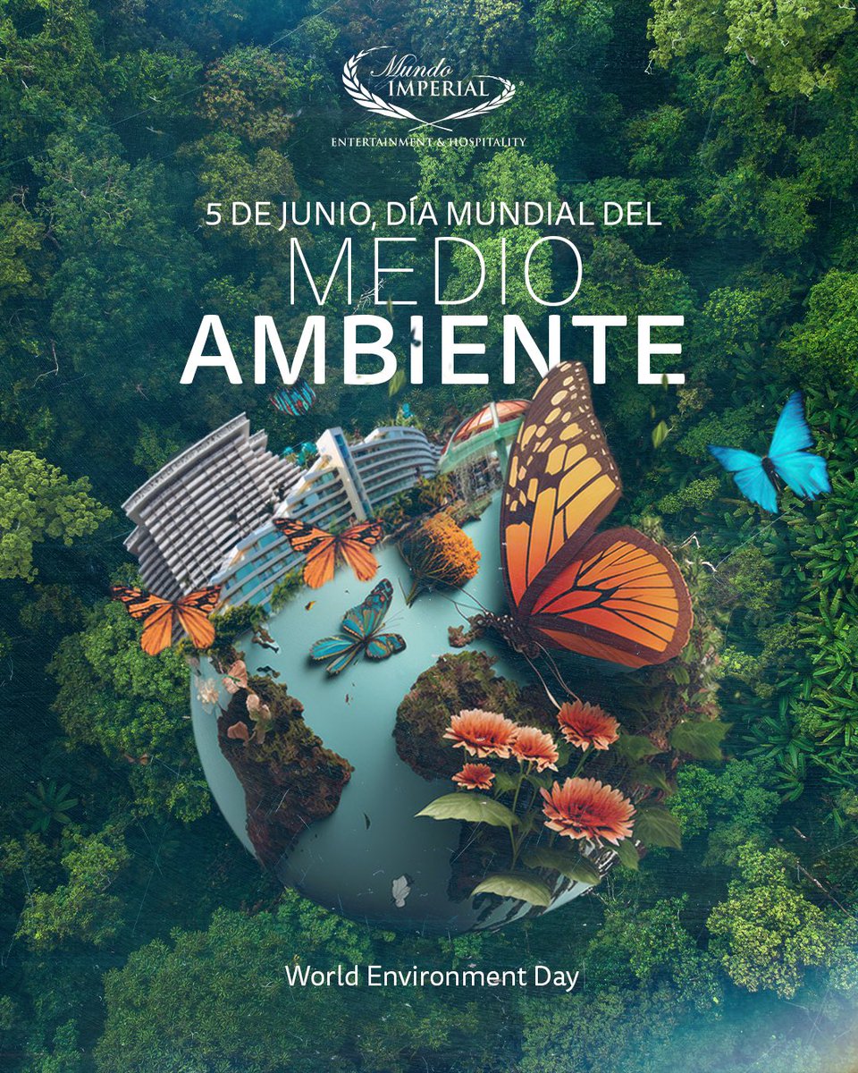 🌱Hoy sembramos conciencia, mañana cosechamos futuro.

En el Día Mundial del Medio Ambiente, recordamos que cada acción cuenta.

En Mundo Imperial creemos en el poder de transformar, inspirar y actuar.
Porque el verdadero lujo es vivir en armonía con la naturaleza. 🌿

🌱 Sé