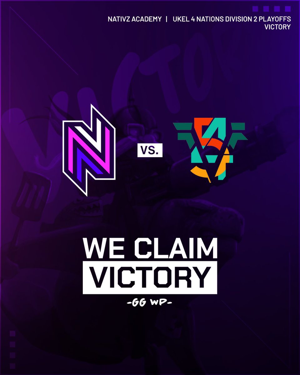 Nativz (@nativzgg) on Twitter photo Upper Bracket Finals โ
Grand Finals ๐
With this win we also secure our place in the promotion series up to <a href="/TheUKEL/">4 Nations | The UK & Ireland's National League</a> 4 Nations Division 1 ๐
#NativzWin Upper Bracket Finals โ
Grand Finals ๐
With this win we also secure our place in the promotion series up to <a href="/TheUKEL/">4 Nations | The UK & Ireland's National League</a> 4 Nations Division 1 ๐
#NativzWin
