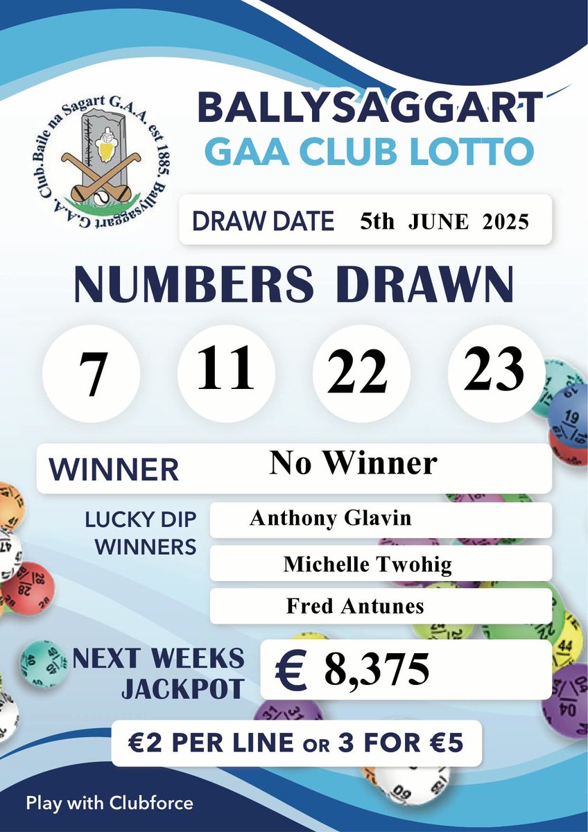 Lotto Results June 5th