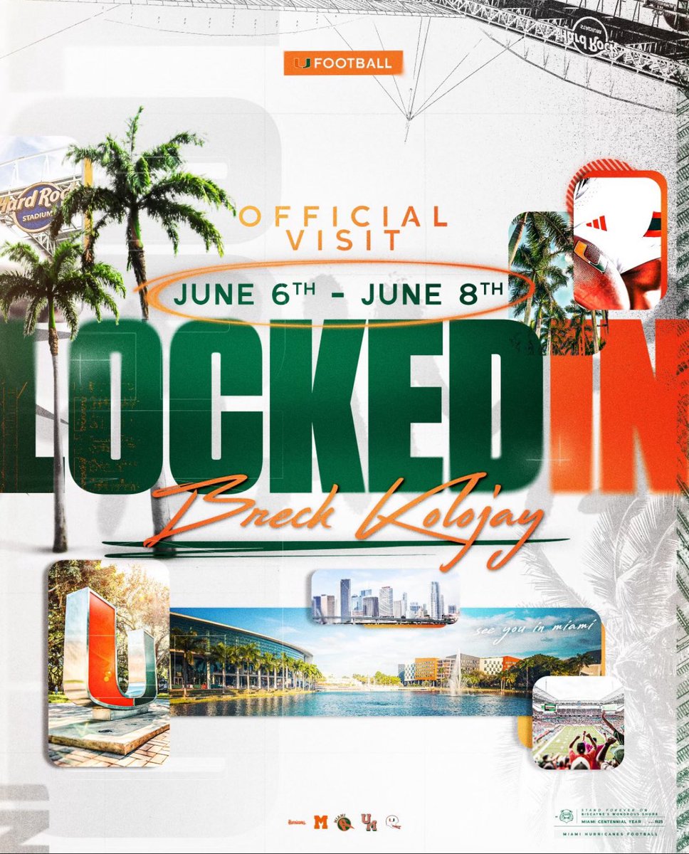 Breck Kolojay (@breck_kolojay) on Twitter photo Headed to the ‘U’‼️ #GoCanes <a href="/coach_cristobal/">Mario Cristobal</a> <a href="/CoachMirabal/">Alex Mirabal</a> <a href="/dtrain2901/">DENNIS SMITH</a> <a href="/CoachMirabal/">Alex Mirabal</a> <a href="/SixZeroAcademy/">Coach Matt McChesney</a> <a href="/daniellekolojay/">Danielle Kolojay</a> <a href="/DKolojay/">David Kolojay</a> Headed to the ‘U’‼️ #GoCanes <a href="/coach_cristobal/">Mario Cristobal</a> <a href="/CoachMirabal/">Alex Mirabal</a> <a href="/dtrain2901/">DENNIS SMITH</a> <a href="/CoachMirabal/">Alex Mirabal</a> <a href="/SixZeroAcademy/">Coach Matt McChesney</a> <a href="/daniellekolojay/">Danielle Kolojay</a> <a href="/DKolojay/">David Kolojay</a>