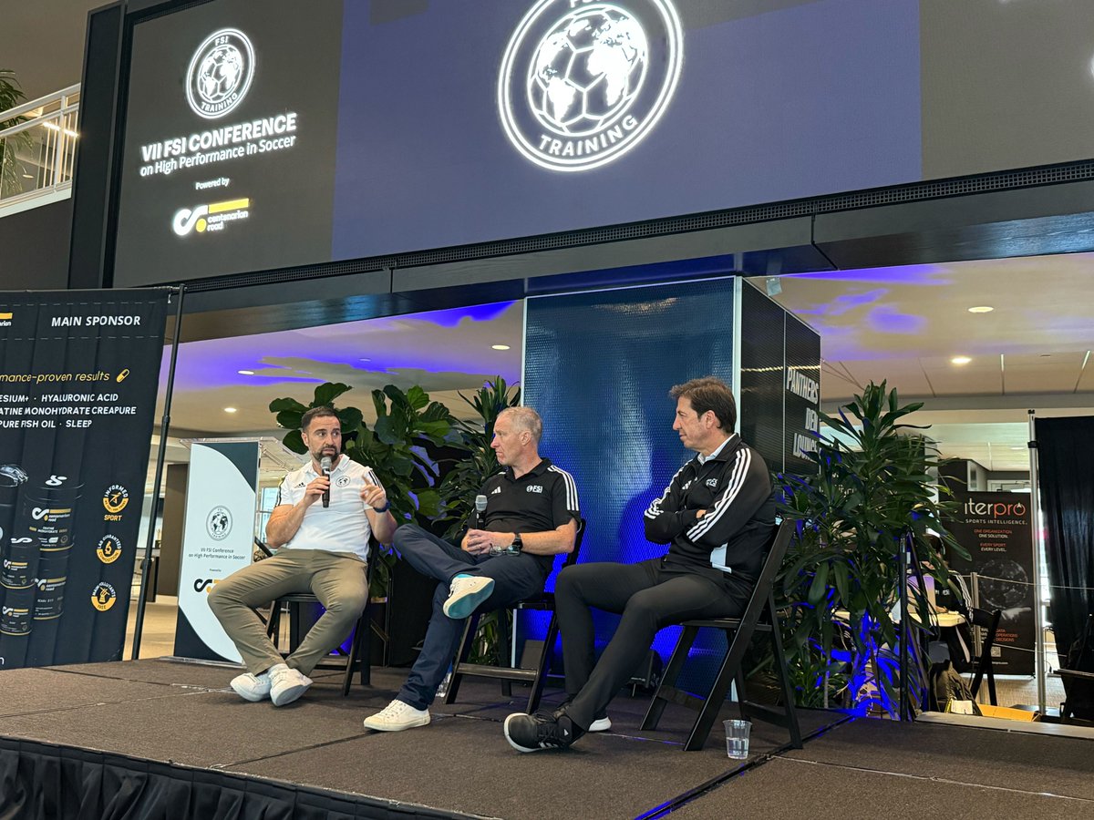 FSI Training (@fsitraining_) on Twitter photo 🩺 Now live: Reconditioning Injuries Roundtable, with Dr. Jesús Olmo, <a href="/DavidGJoyce/">David Joyce</a> & <a href="/bernarequena/">Bernardo Requena</a> .
A top-level discussion on how elite football addresses injury recovery and reintegration.
Essential insights for every performance and medical team.
#FSIConference25 #Soccer 🩺 Now live: Reconditioning Injuries Roundtable, with Dr. Jesús Olmo, <a href="/DavidGJoyce/">David Joyce</a> & <a href="/bernarequena/">Bernardo Requena</a> .
A top-level discussion on how elite football addresses injury recovery and reintegration.
Essential insights for every performance and medical team.
#FSIConference25 #Soccer