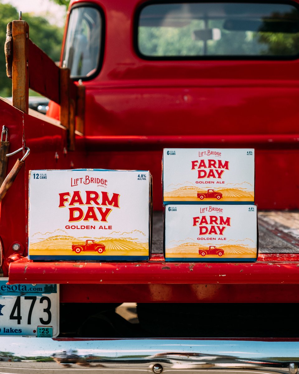 Lift Bridge Brewing (@liftbridge) on Twitter photo Don't pull up to the party empty-handed. πΎ
Farm Day sixers + twelvers are available NOW! Find it nearest you π liftbridgebrewery.com/brew-finder/ Don't pull up to the party empty-handed. πΎ
Farm Day sixers + twelvers are available NOW! Find it nearest you π liftbridgebrewery.com/brew-finder/