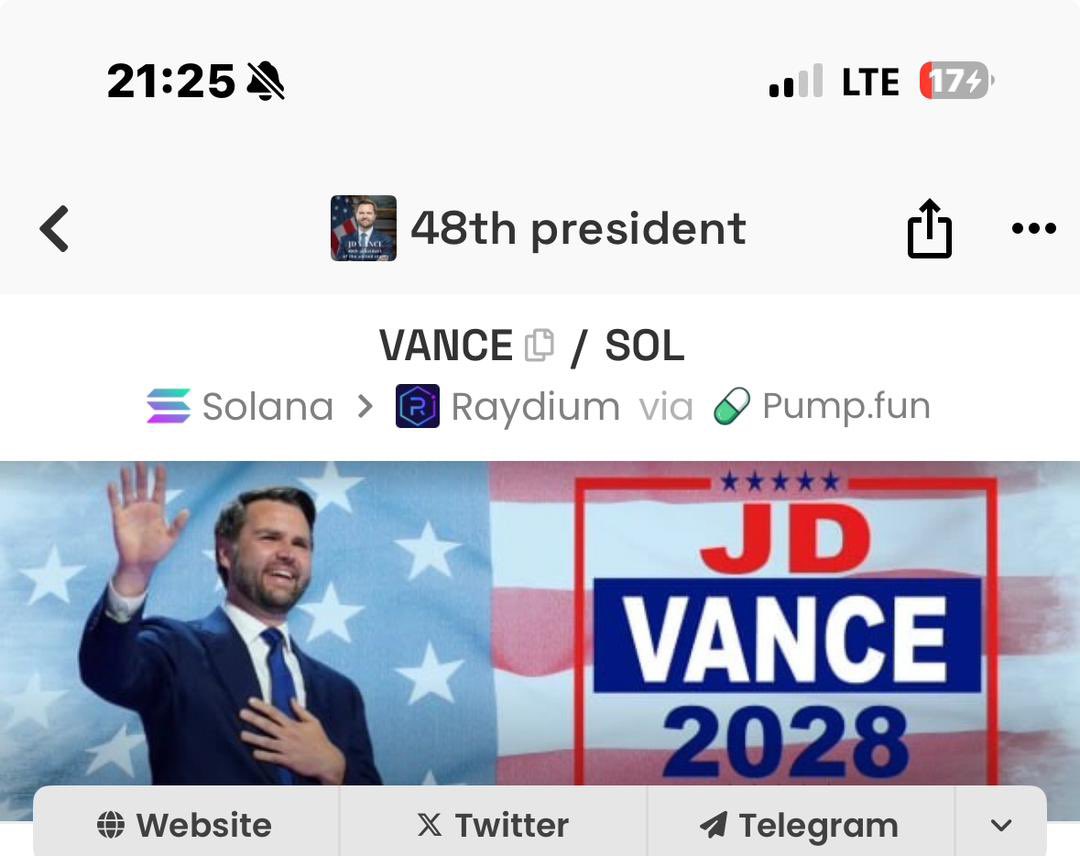 OsePeace ❤️ (@prettyjoannnnn) on Twitter photo <a href="/WatcherGuru/">Watcher.Guru</a> Elon approves jd vance as the next president
ca:9CxgZWTSDaVPDsNRGRxFXn96N12FctwfJAkGqYuxpump <a href="/WatcherGuru/">Watcher.Guru</a> Elon approves jd vance as the next president
ca:9CxgZWTSDaVPDsNRGRxFXn96N12FctwfJAkGqYuxpump