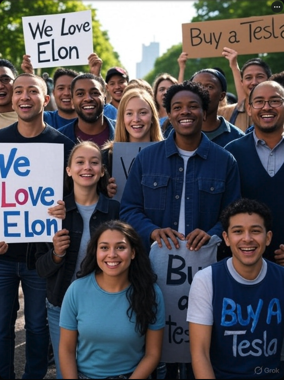 Liberals outside of a Tesla dealership tomorrow 🤣