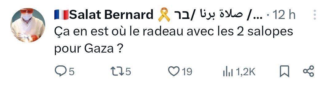 Après le « petite pute antisemite » signé Meyer Habib, aujourd’hui nous avons droit à « les 2 salopes » signé <a href="/bernardsala/">🇫🇷Salat Bernard 🎗️ ‏/ ‏صلاة برنا /ברנר סלה✡️</a>