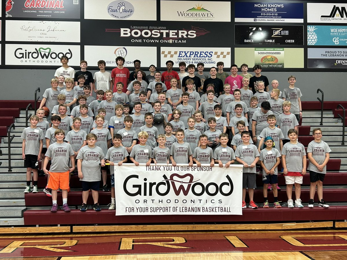 A great week of youth camp with some future stars. <a href="/LebanonAthDept/">Lebanon Athletics</a>