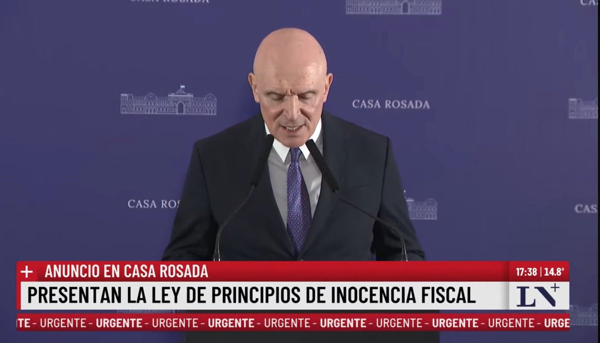 ESPERT ES CULPABLE

Pero el Gobierno lo pone para anunciar el proyecto de Ley de Principio de Inocencia Fiscal. Cara de piedra.