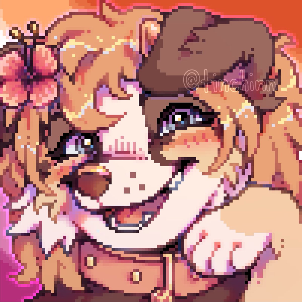 Doodle and pixel comms for fawninfem on insta!