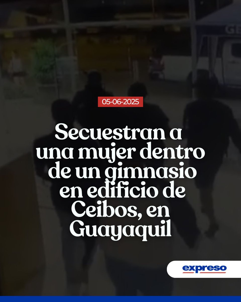La delincuencia vuelve a sacudir al sector de Ceibos, en el norte de Guayaquil. En esta ocasión, una mujer fue secuestrada en las primeras horas de la mañana de este jueves 5 de junio.

Los pormenores👉bit.ly/4dPECYE