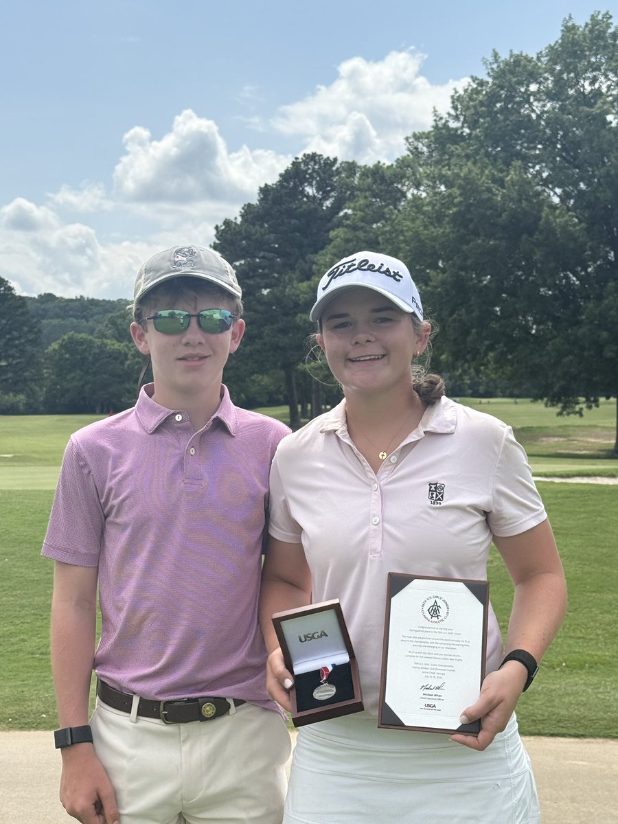 Next stop, Atlanta Athletic Club 🎟️

Congratulations to Frances Brown for qualifying for a spot in the <a href="/USGA/">USGA</a> U.s. Girls’ Junior Championship! 

#WarEagle