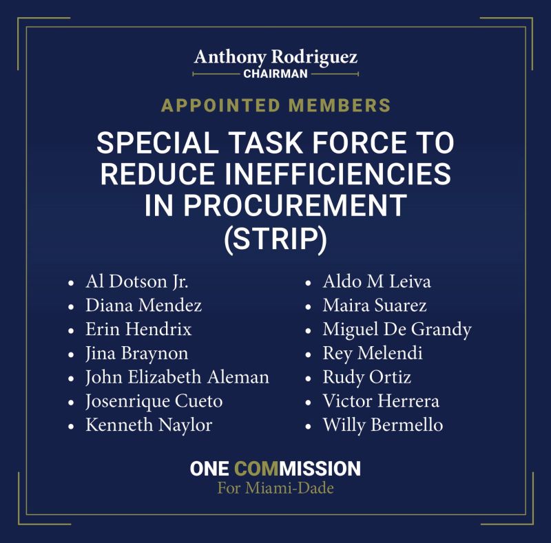 LSNPartnersLLC's tweet image. Exciting News!🎉Erin Hendrix has been appointed to the Miami-Dade County Special Task Force to Reduce Inefficiencies in Procurement. This important task force is focused on making the procurement process more efficient, transparent, and fair for all involved. Congratulations!